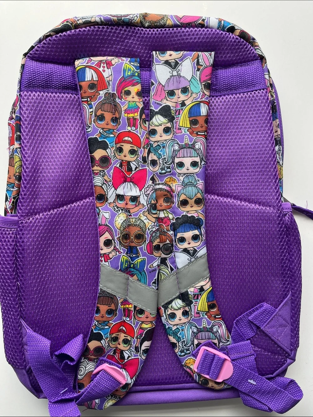 L.O.L. Surprise! Full-size Kids Backpack - Purple with Multicolor Dolls